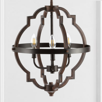 Ogee Three-Light LED Pendant - Oil Rubbed Bronze
