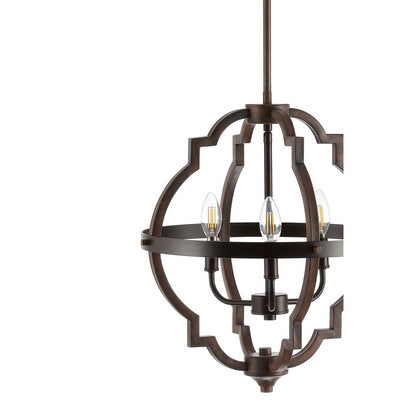Ogee Three-Light LED Pendant - Oil Rubbed Bronze