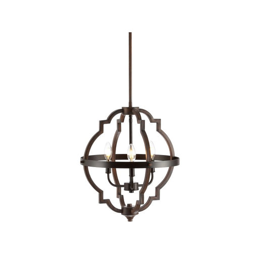 Ogee Three-Light LED Pendant - Oil Rubbed Bronze