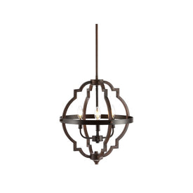 Ogee Three-Light LED Pendant - Oil Rubbed Bronze
