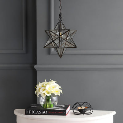 Stella Moravian Star Single-Light Pendant - Oil Rubbed Bronze