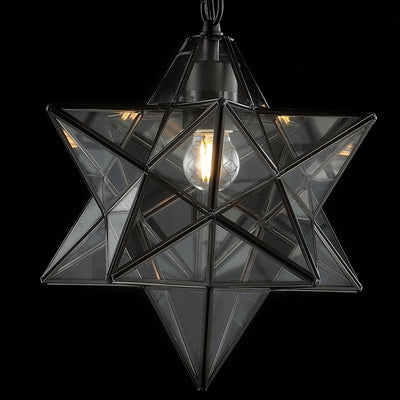 Stella Moravian Star Single-Light Pendant - Oil Rubbed Bronze
