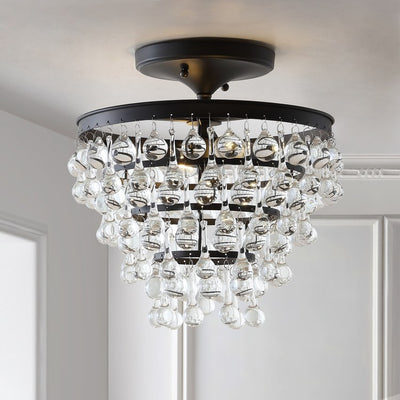 Toronto Two-Light Semi-Flush Mount Ceiling Fixture - Oil Rubbed Bronze