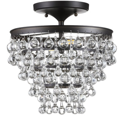 Toronto Two-Light Semi-Flush Mount Ceiling Fixture - Oil Rubbed Bronze