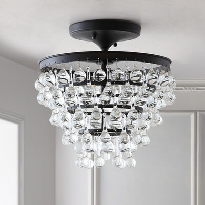 Toronto Two-Light Semi-Flush Mount Ceiling Fixture - Oil Rubbed Bronze