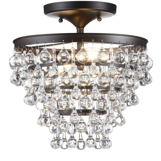 Toronto Two-Light Semi-Flush Mount Ceiling Fixture - Oil Rubbed Bronze