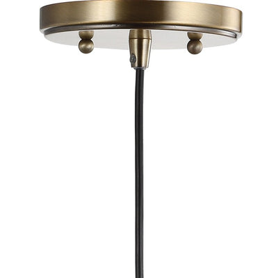 Bleecker Single-Light Globe Pendant - Clear and Brass Gold