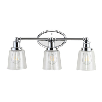 Beverly Three-Light LED Bathroom Vanity Fixture - Chrome