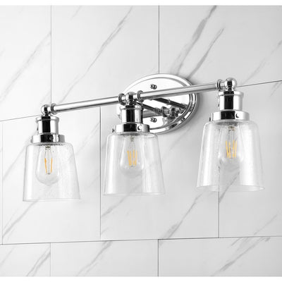 Beverly Three-Light LED Bathroom Vanity Fixture - Chrome