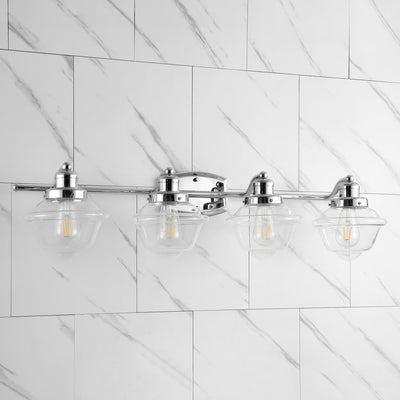 Orleans Four-Light LED Bathroom Vanity Fixture - Chrome