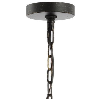 Reese Five-Light LED Drum Pendant - Black