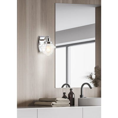 Orleans Single-Light LED Bathroom Wall Sconce - Chrome