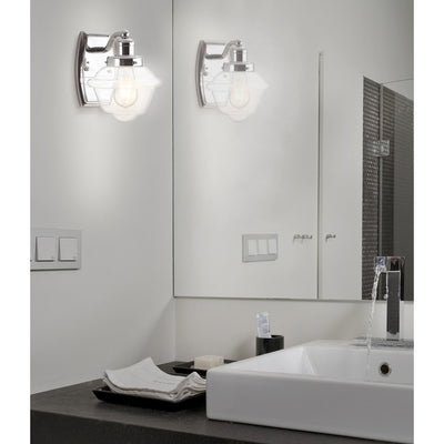 Orleans Single-Light LED Bathroom Wall Sconce - Chrome