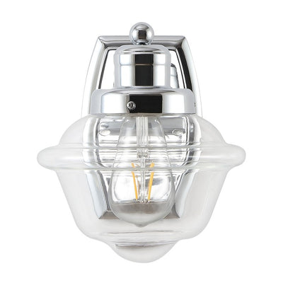 Orleans Single-Light LED Bathroom Wall Sconce - Chrome