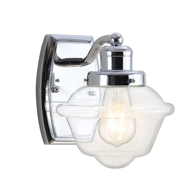 Orleans Single-Light LED Bathroom Wall Sconce - Chrome