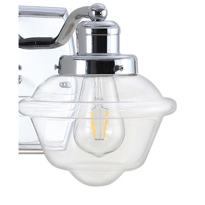Orleans Single-Light LED Bathroom Wall Sconce - Chrome