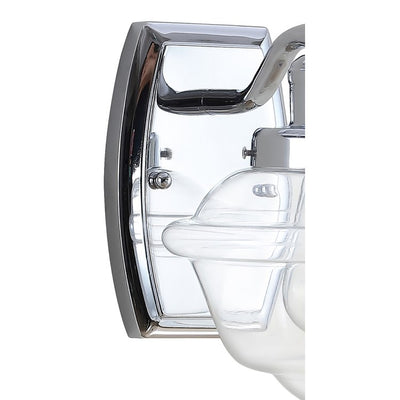 Orleans Single-Light LED Bathroom Wall Sconce - Chrome