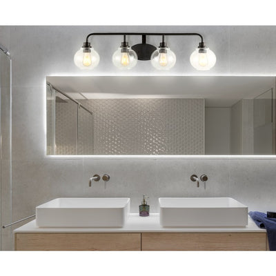Sandrine Four-Light LED Bathroom Vanity Fixture - Oil Rubbed Bronze