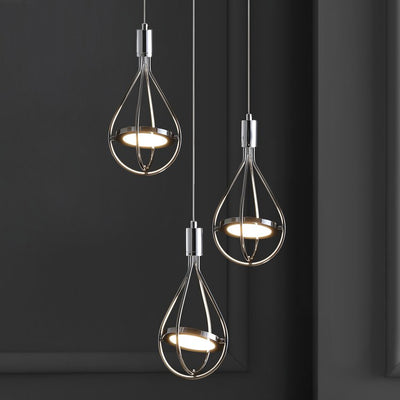 Orion Three-Light LED Cluster Pendant - Chrome
