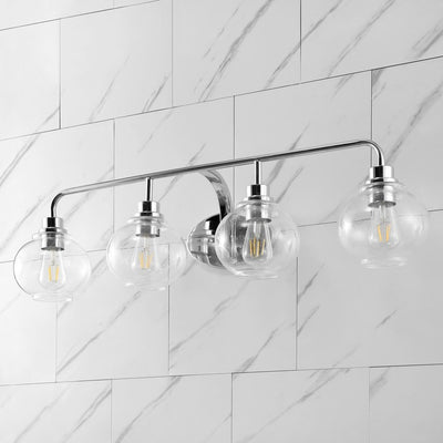 Sandrine Four-Light LED Bathroom Vanity Fixture - Chrome