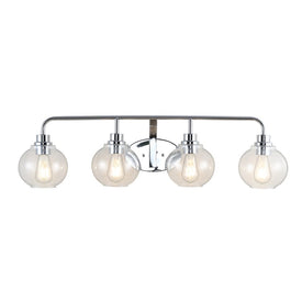 Sandrine Four-Light LED Bathroom Vanity Fixture - Chrome