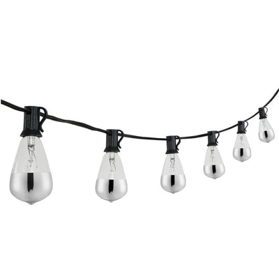 Crispy 10 ft. Ten-Light Indoor/Outdoor String Light - Black