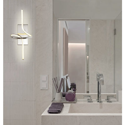 Sketch LED Wall Sconce - Chrome