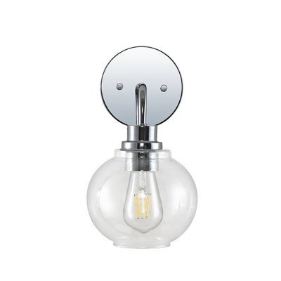 Sandrine Single-Light LED Bathroom Wall Sconce - Chrome
