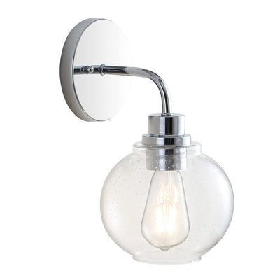 Sandrine Single-Light LED Bathroom Wall Sconce - Chrome