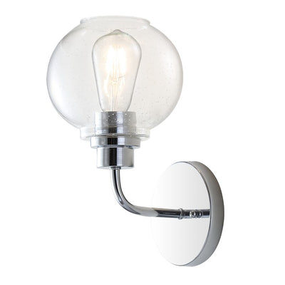 Sandrine Single-Light LED Bathroom Wall Sconce - Chrome