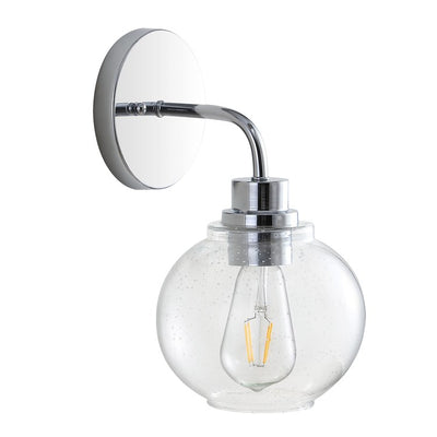 Sandrine Single-Light LED Bathroom Wall Sconce - Chrome