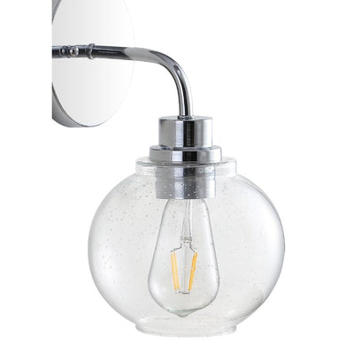 Sandrine Single-Light LED Bathroom Wall Sconce - Chrome