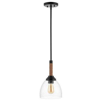 Alys Single-Light Pendant - Black