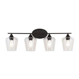 Jayne Four-LED Light Bathroom Vanity Fixture - Oil Rubbed Bronze