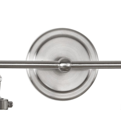 July Two-Light Bathroom Vanity Fixture - Nickel