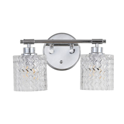 Spaulding Two-Light LED Bathroom Vanity Fixture - Chrome