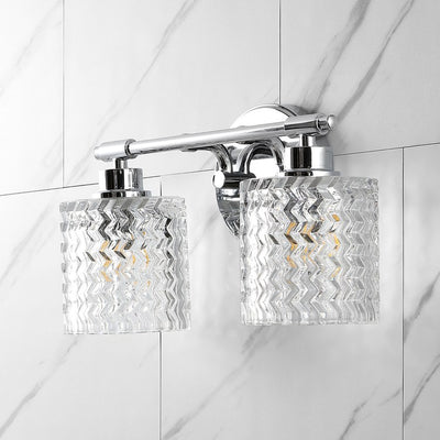 Spaulding Two-Light LED Bathroom Vanity Fixture - Chrome