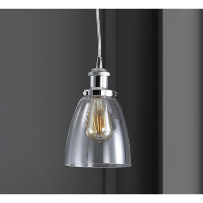 Cleo Single-Light Pendant - Chrome