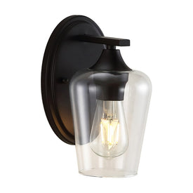 Jayne Single-LED Light Bathroom Wall Sconce - Oil Rubbed Bronze