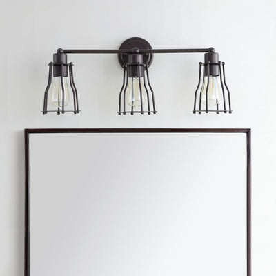 Florence Three-Light Bathroom Vanity Fixture - Oil Rubbed Bronze