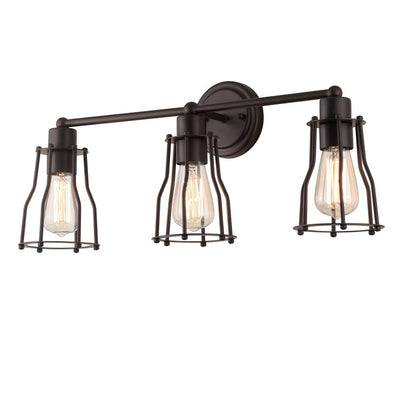 Florence Three-Light Bathroom Vanity Fixture - Oil Rubbed Bronze