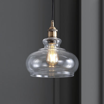Wyatt Single-Light Pendant - Brass Gold
