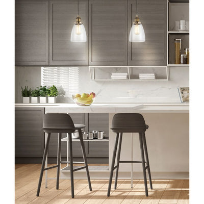 Cleo Single-Light Pendant - Brass Gold