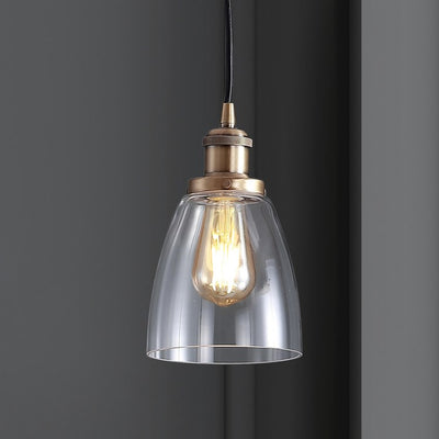 Cleo Single-Light Pendant - Brass Gold