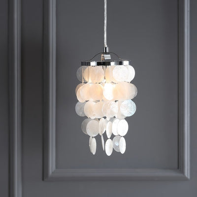 Cayla Single-Light LED Pendant - White