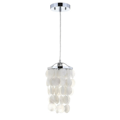 Cayla Single-Light LED Pendant - White