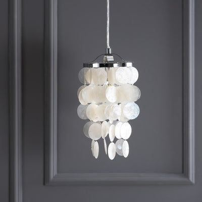Cayla Single-Light LED Pendant - White