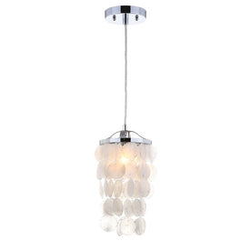 Cayla Single-Light LED Pendant - White