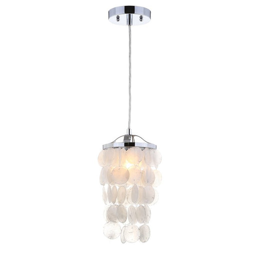 Cayla Single-Light LED Pendant - White