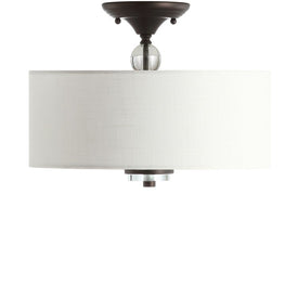 Marc Two-Light Semi-Flush Mount Ceiling Fixture - Oil Rubbed Bronze